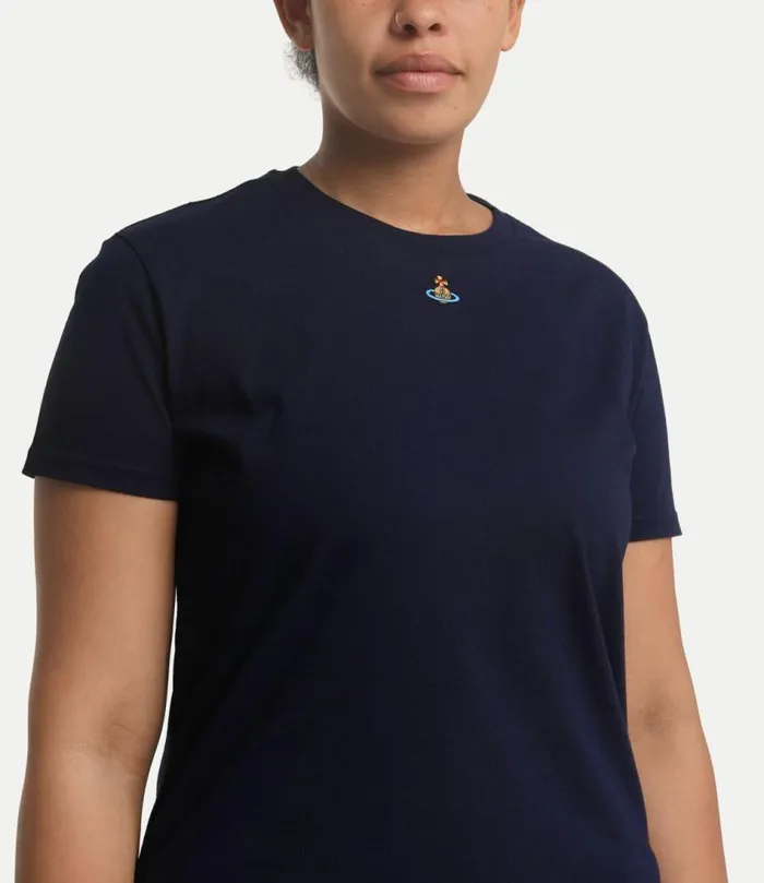 Tops And Shirts Women Vivienne Westwood Orb Peru TShirt In Navy