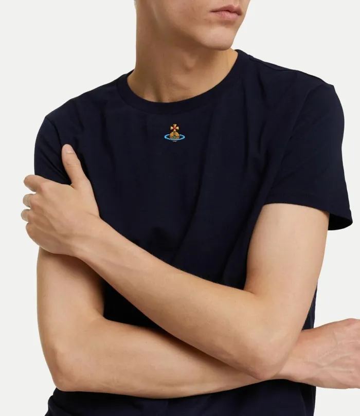 Tops And Shirts Women Vivienne Westwood Orb Peru TShirt In Navy