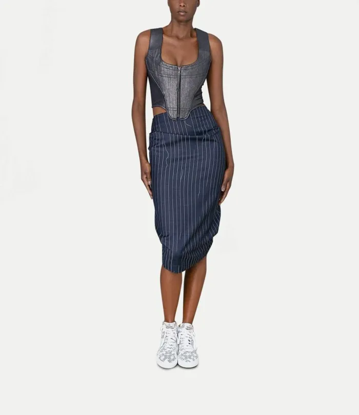 Tops And Shirts Women Vivienne Westwood Portrait Corset In Silver