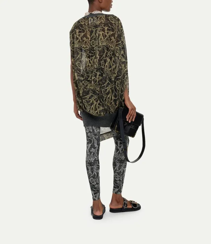 Tops And Shirts Women Vivienne Westwood Short Sleeve Annex Top In BattleOfMen