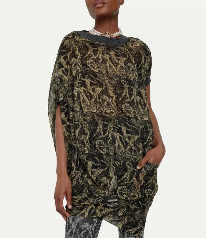 Tops And Shirts Women Vivienne Westwood Short Sleeve Annex Top In BattleOfMen