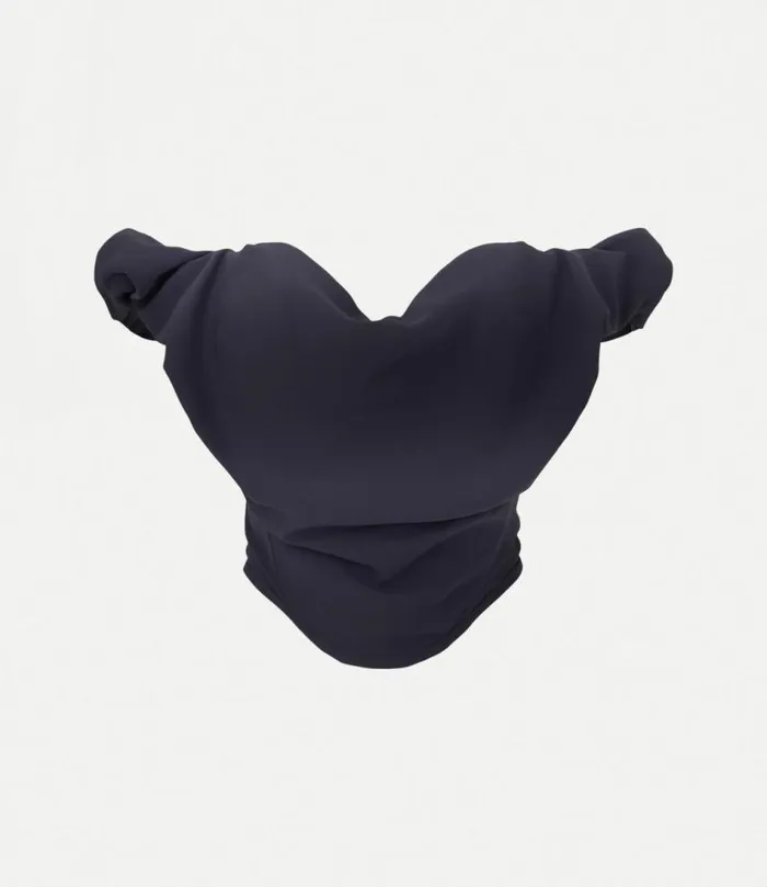 Tops And Shirts Women Vivienne Westwood Sunday Corset Top In Blue