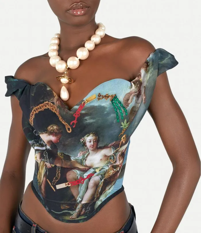 Tops And Shirts Women Vivienne Westwood Sunday Corset Top In Boucher