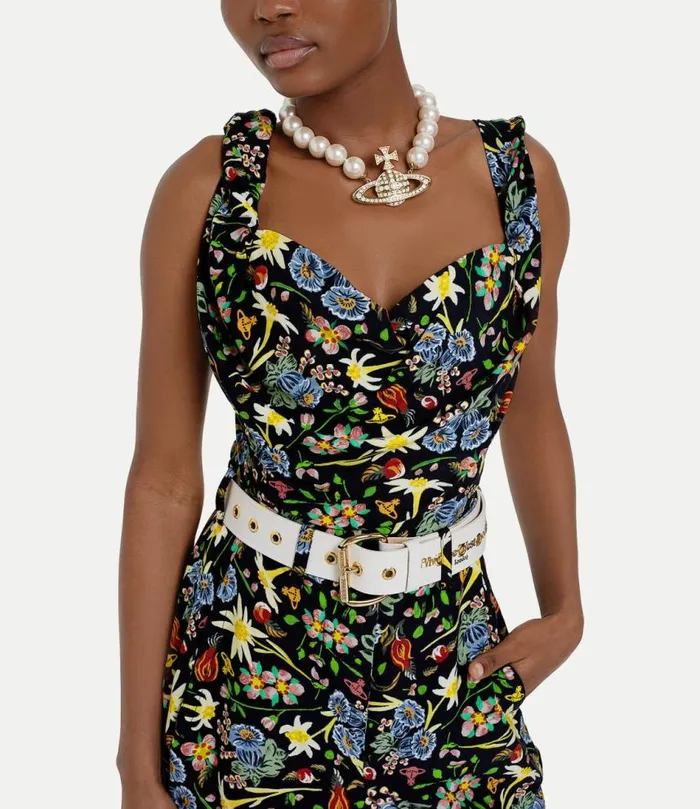 Tops And Shirts Women Vivienne Westwood Sunday Corset Top In FolkFlower