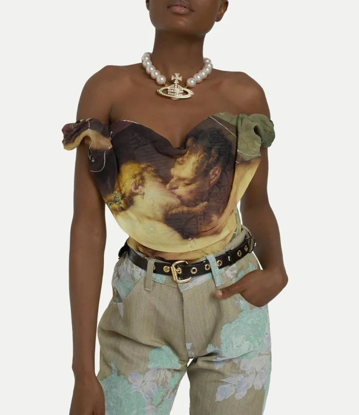 Tops And Shirts Women Vivienne Westwood Sunday Corset Top In Kiss