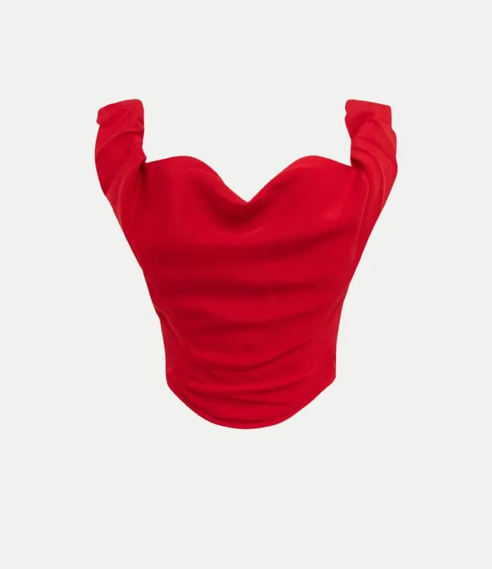 Tops And Shirts Women Vivienne Westwood Sunday Corset Top In Red
