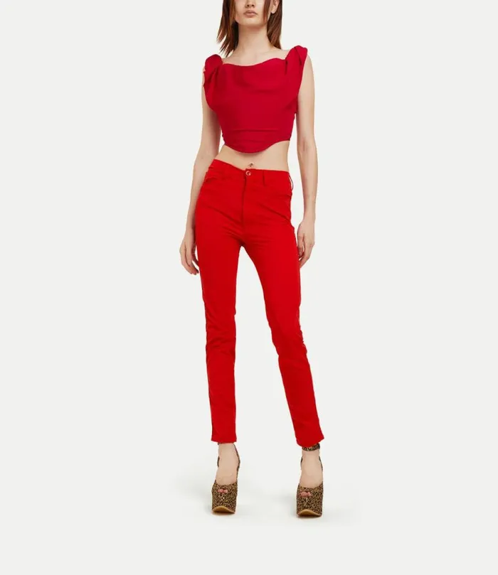 Tops And Shirts Women Vivienne Westwood Sunday Corset Top In Red