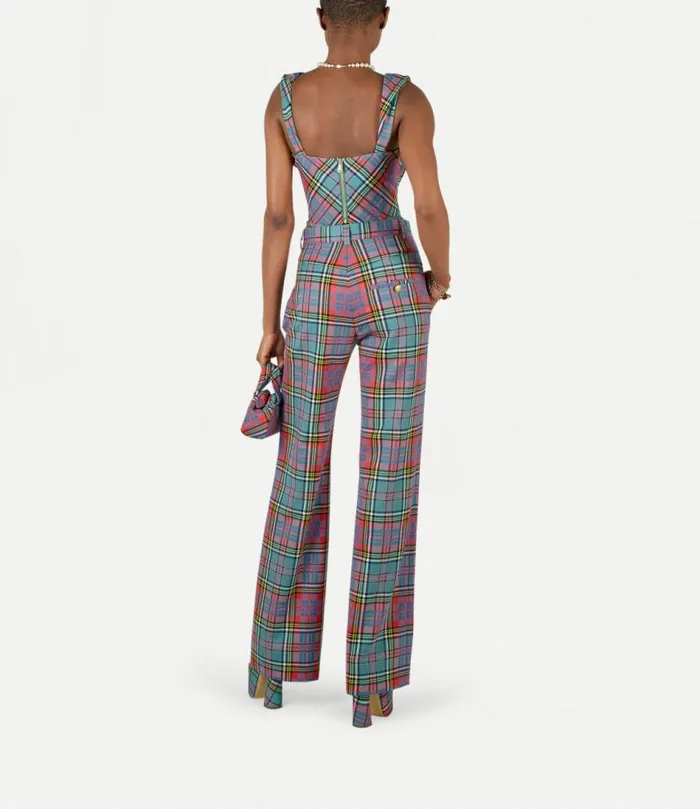 Tops And Shirts Women Vivienne Westwood Sunday Corset Top In Tartan