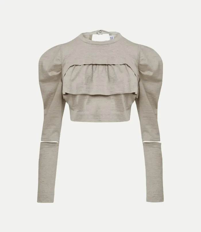 Tops And Shirts Women Vivienne Westwood Volant Top In Sand