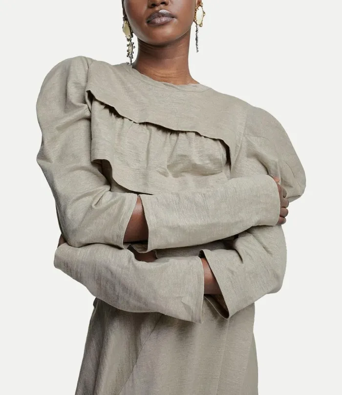 Tops And Shirts Women Vivienne Westwood Volant Top In Sand