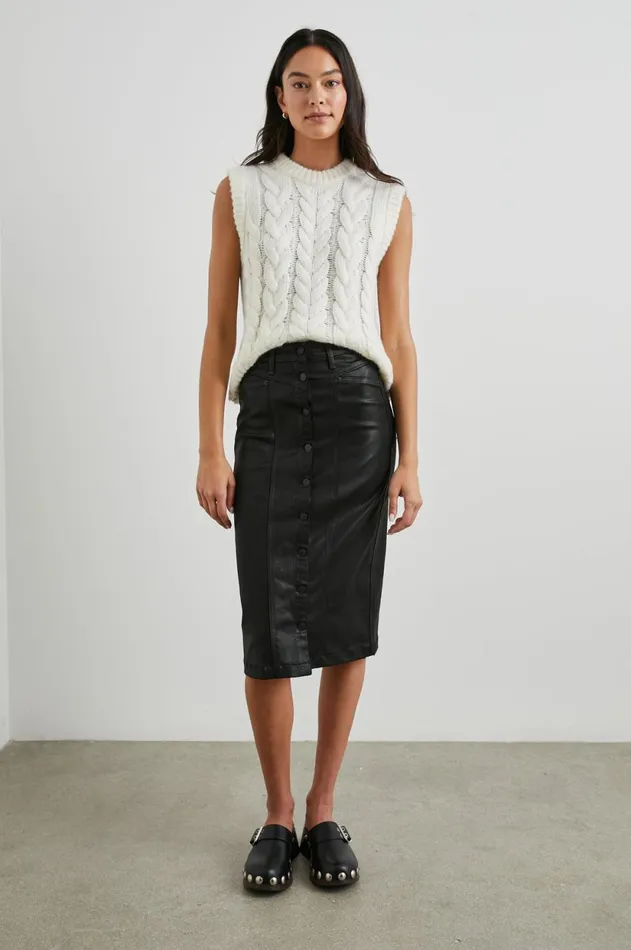 Tops Women Rails Alexis Sweater Vest Ivory