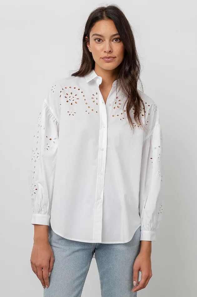 Tops Women Rails Alister Shirt White