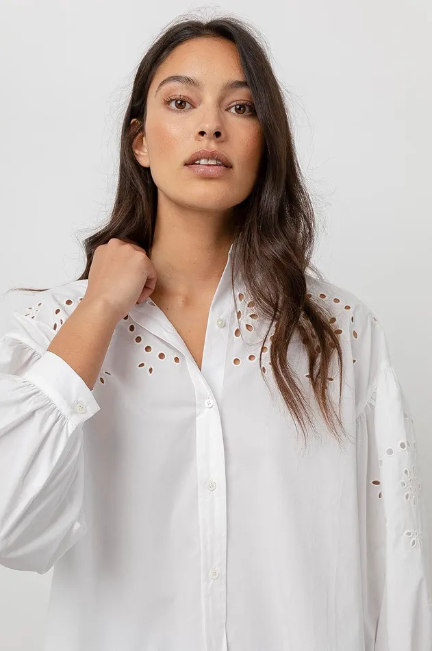Tops Women Rails Alister Shirt White