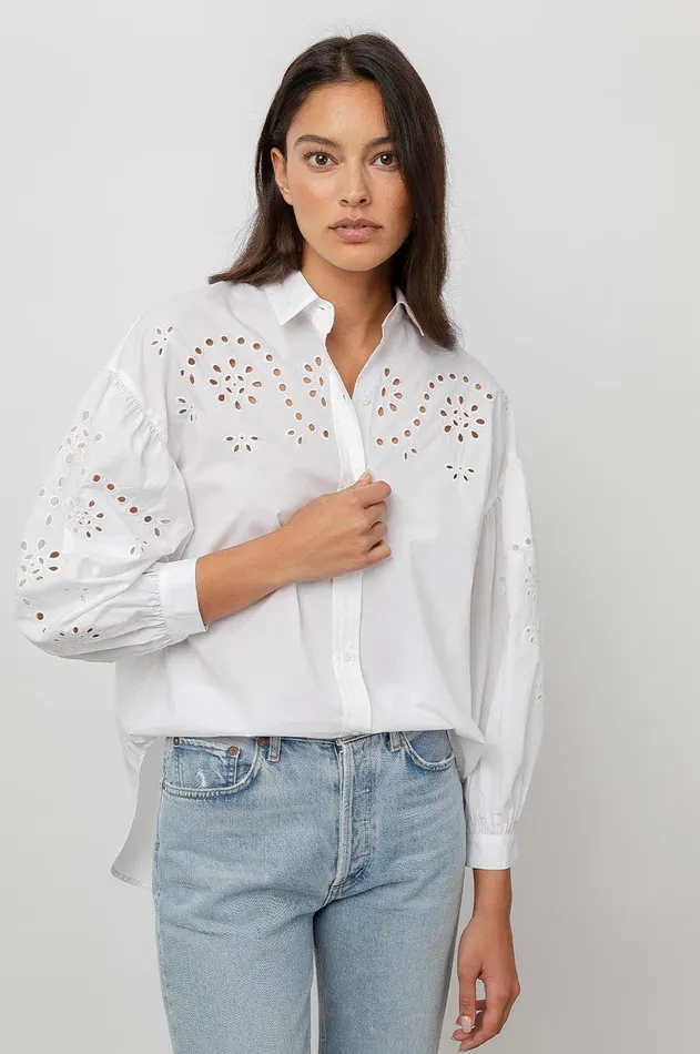 Tops Women Rails Alister Shirt White