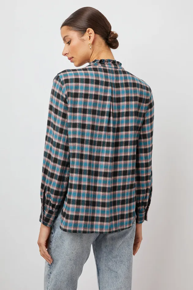 Tops Women Rails Andie Top Rose Teal Coal