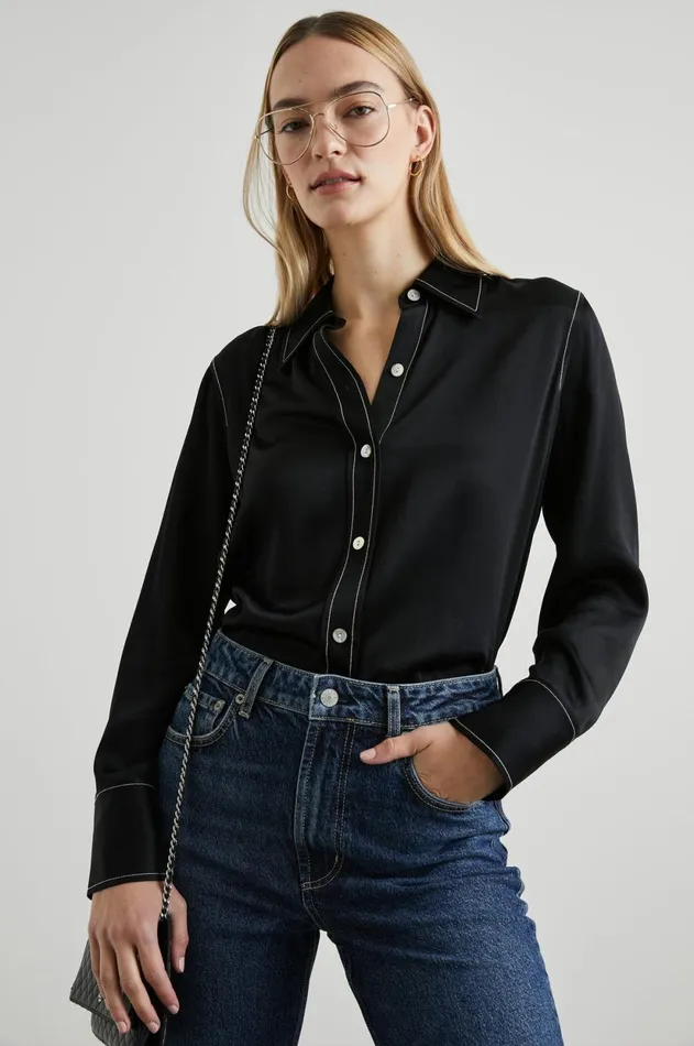 Tops Women Rails Andrea Top Black