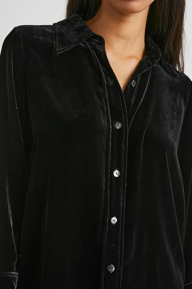 Tops Women Rails Andrea Top Black Velvet