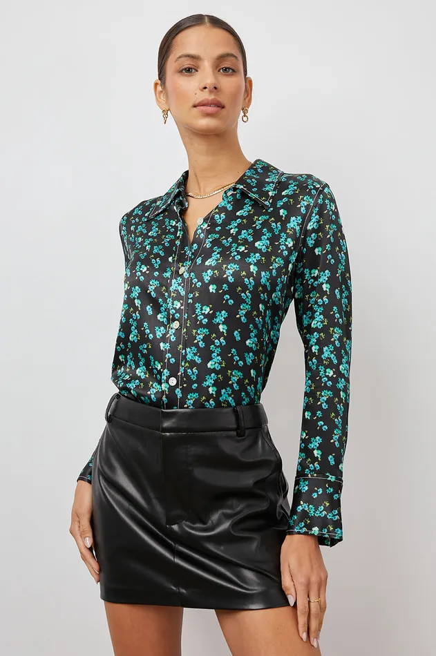 Tops Women Rails Andrea Top Mint Floral