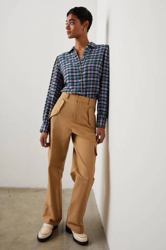 Tops Women Rails Angelica Shirt Iris Peach