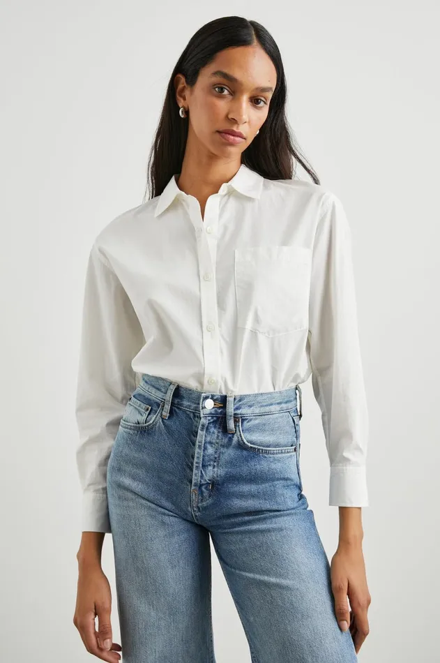 Tops Women Rails Arlo Shirt White
