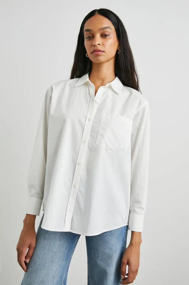 Tops Women Rails Arlo Shirt White