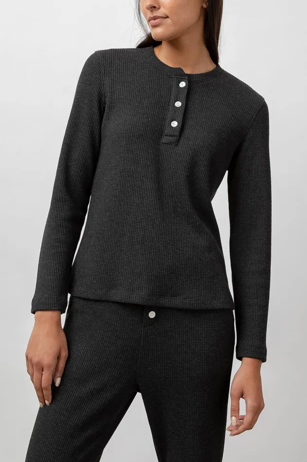 Tops Women Rails Avery Top Charcoal