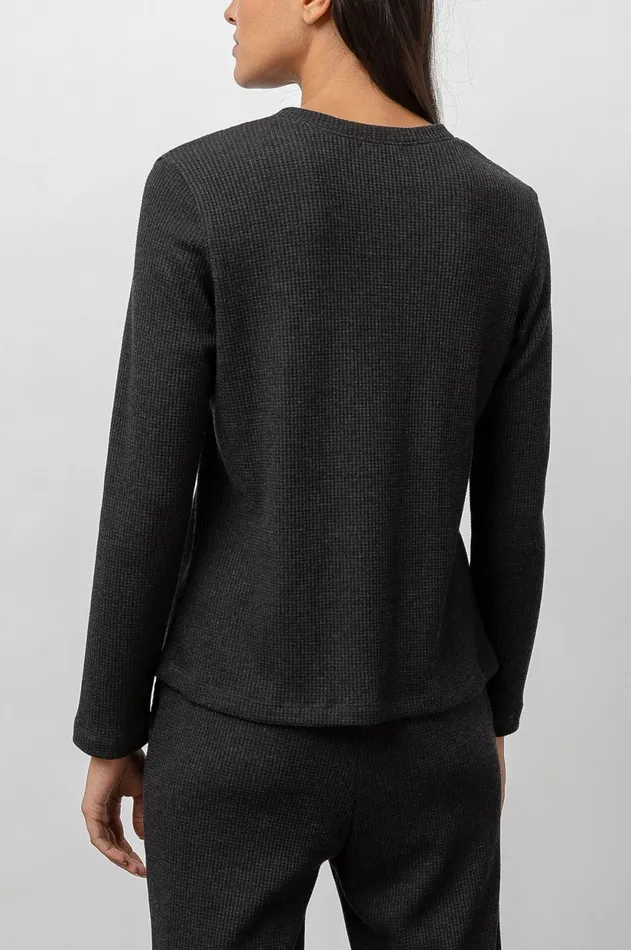 Tops Women Rails Avery Top Charcoal