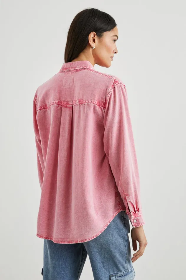 Tops Women Rails Barrett Shirt Vivid Pink