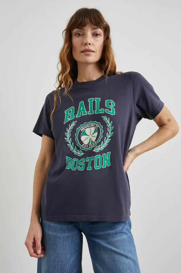 Tops Women Rails Boyfriend TShirt Rails Boston