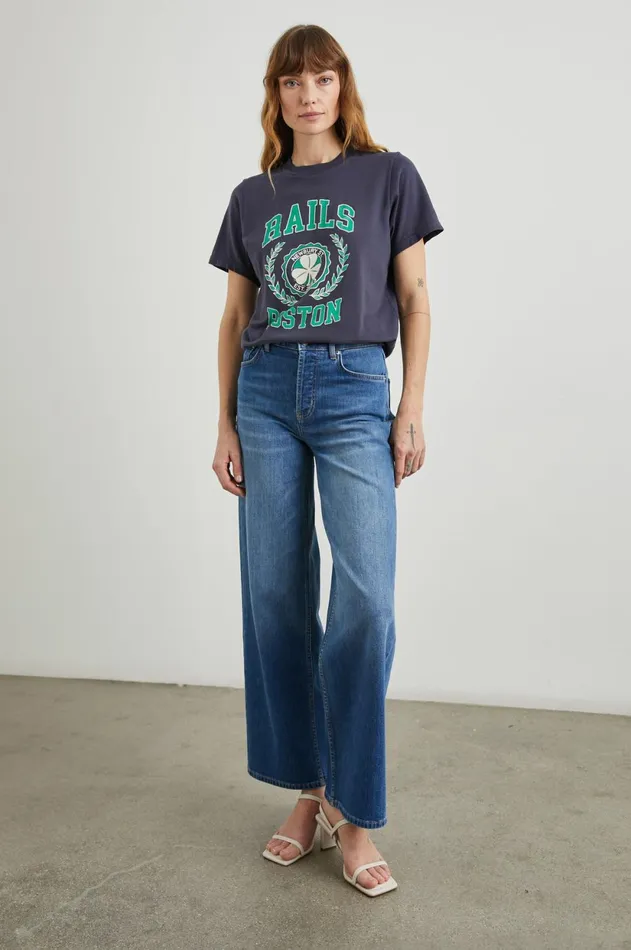 Tops Women Rails Boyfriend TShirt Rails Boston