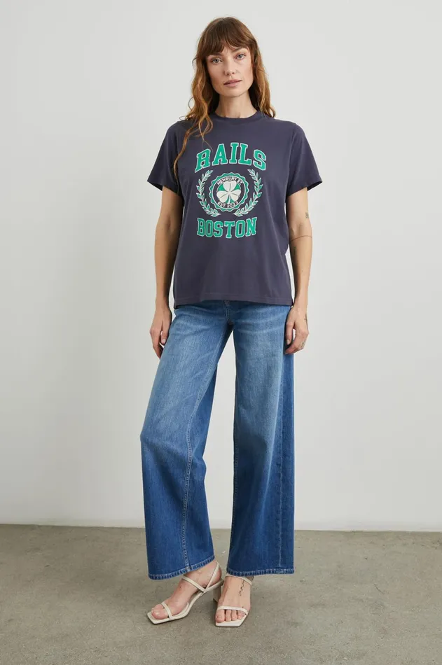 Tops Women Rails Boyfriend TShirt Rails Boston
