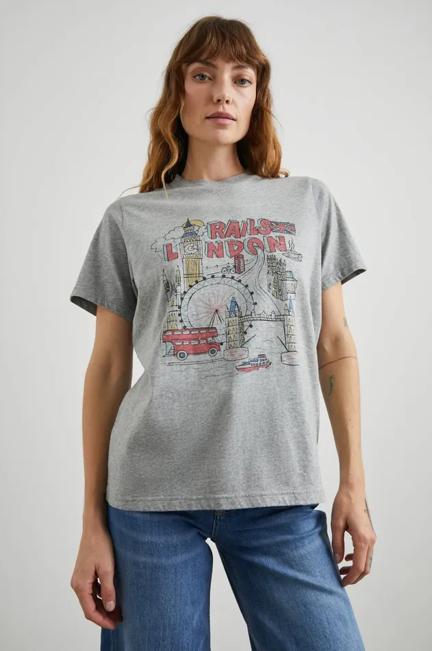 Tops Women Rails Boyfriend TShirt Rails London