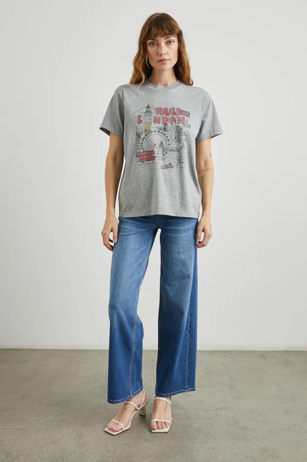 Tops Women Rails Boyfriend TShirt Rails London