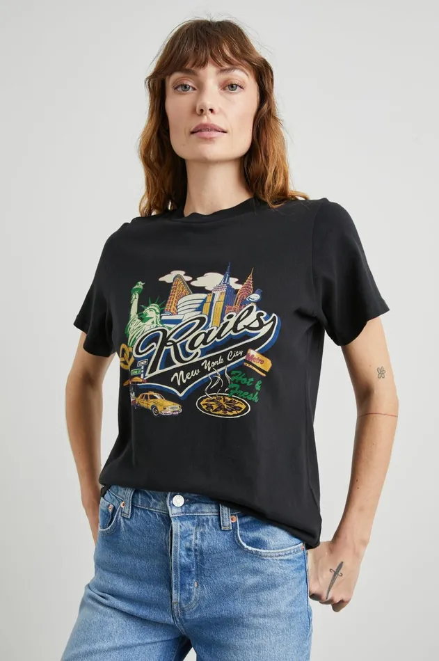 Tops Women Rails Boyfriend TShirt Rails New York