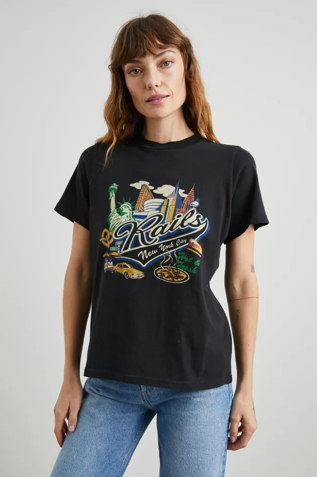 Tops Women Rails Boyfriend TShirt Rails New York