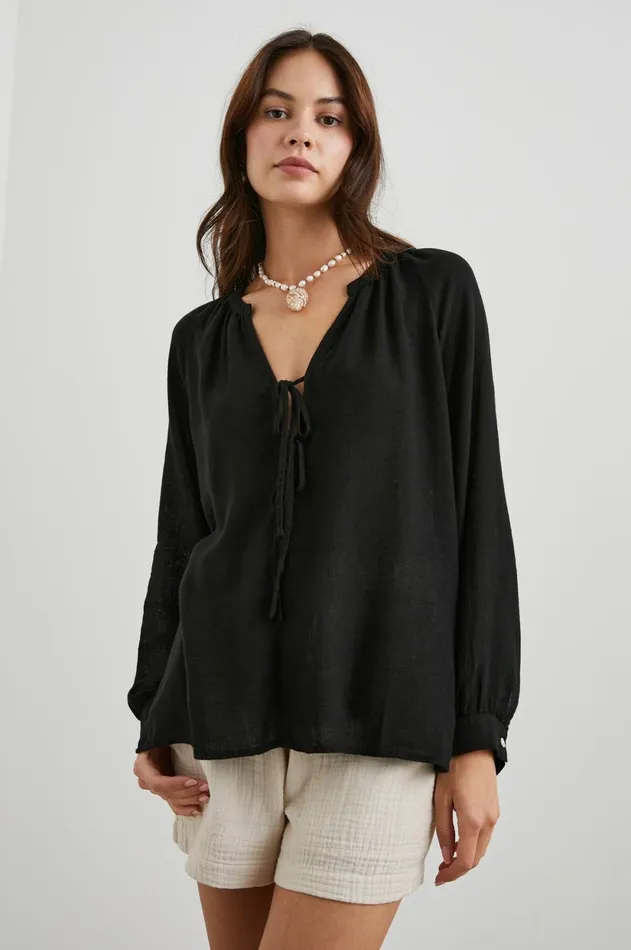 Tops Women Rails Brielle Top Black