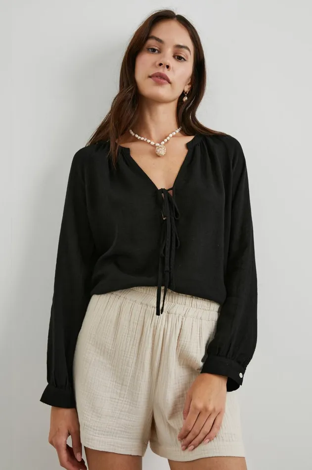 Tops Women Rails Brielle Top Black
