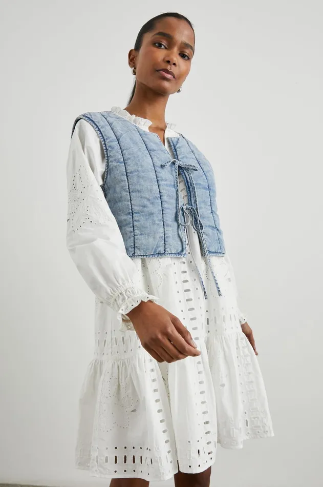 Tops Women Rails Bronte Top Medium Cloud Wash
