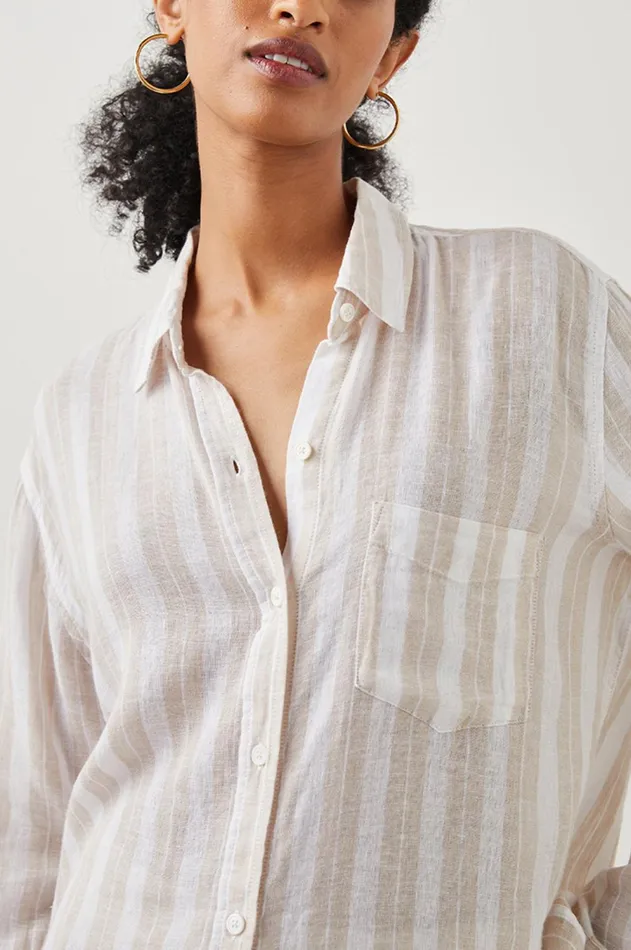 Tops Women Rails Charli Shirt Shore Stripe