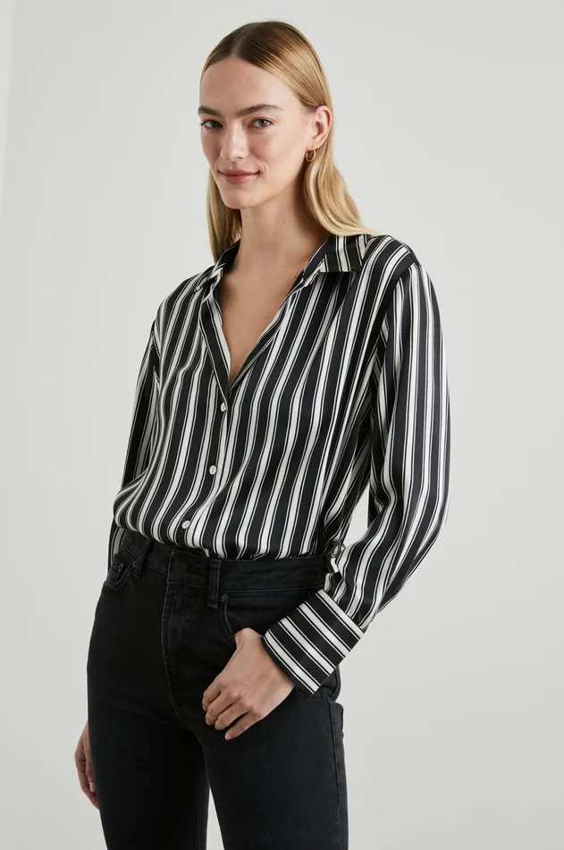 Tops Women Rails Dorian Shirt Melrose Stripe