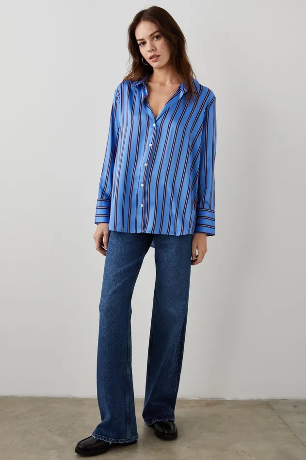 Tops Women Rails Dorian Shirt Primrose Stripe