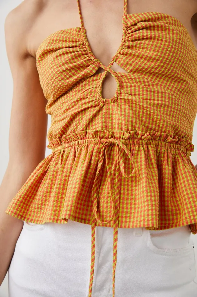 Tops Women Rails Dulce Top Cherry Lime Gingham