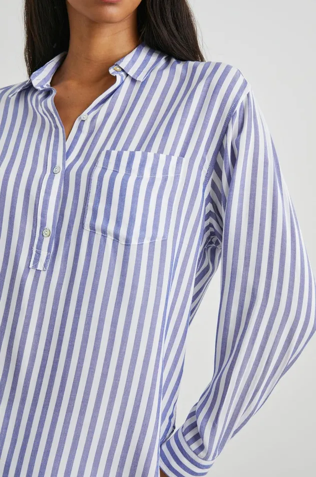 Tops Women Rails Elle Shirt Blue White Stripe