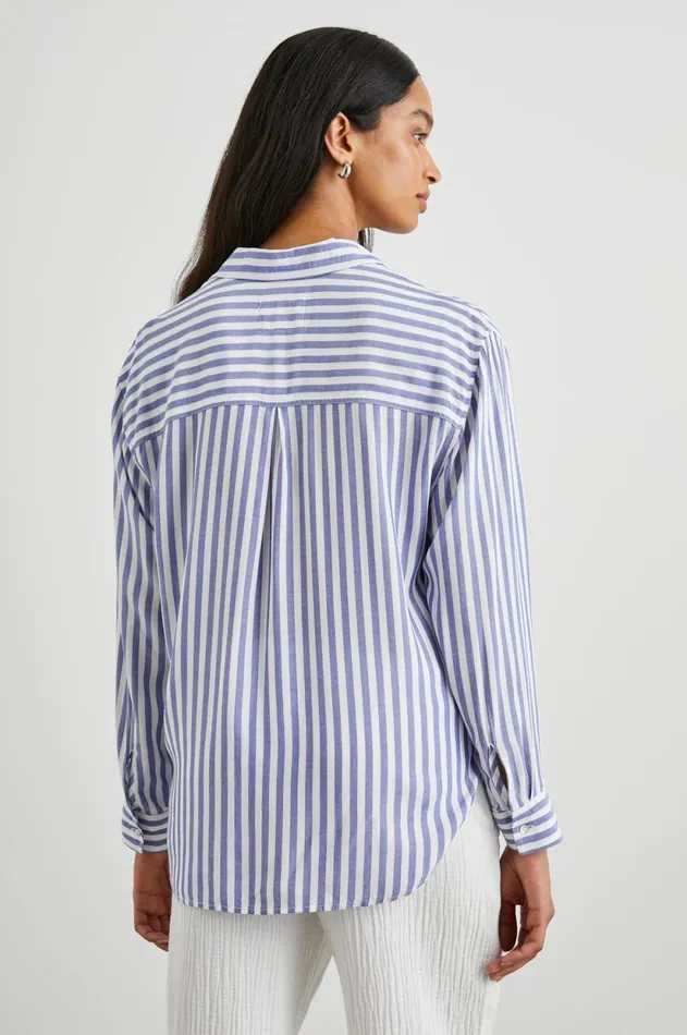 Tops Women Rails Elle Shirt Blue White Stripe