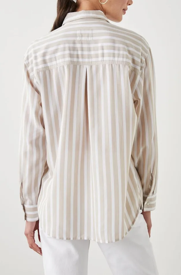 Tops Women Rails Elle Shirt Natural Stripe