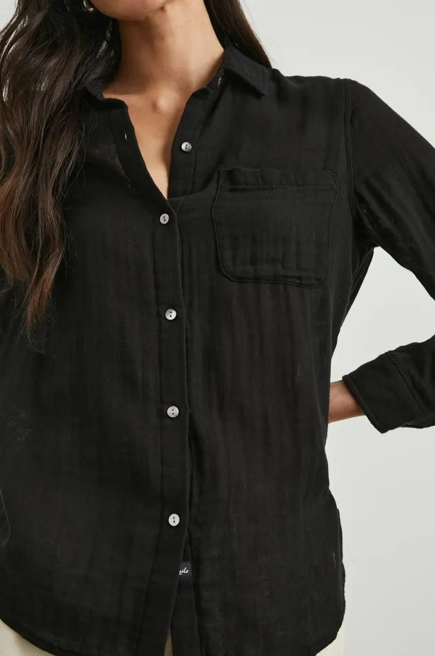 Tops Women Rails Ellis Shirt Black