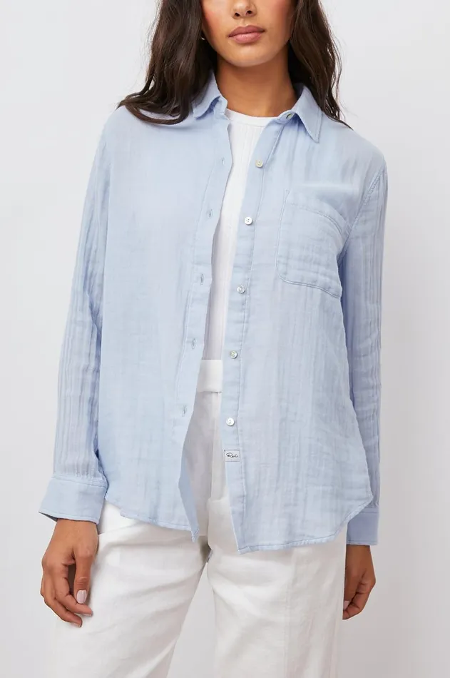 Tops Women Rails Ellis Shirt Bluebell
