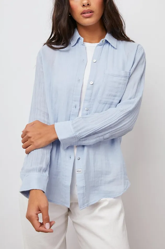 Tops Women Rails Ellis Shirt Bluebell