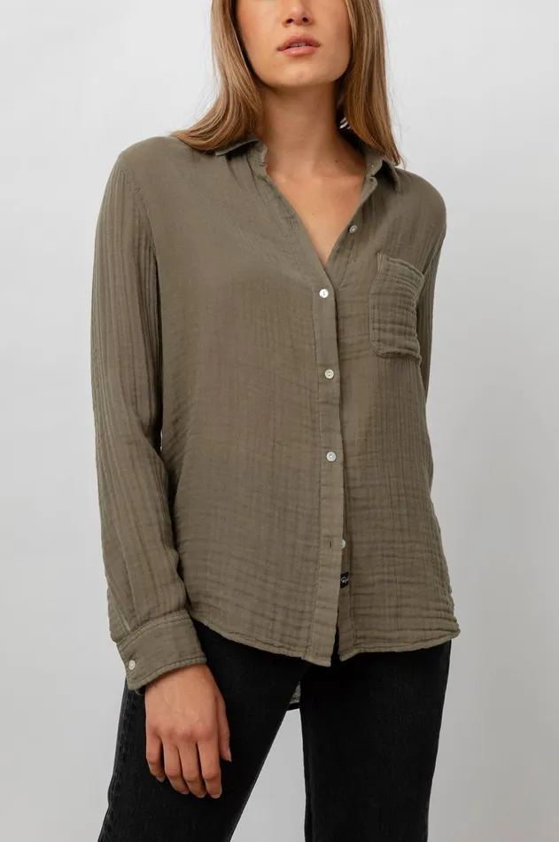Tops Women Rails Ellis Shirt Canteen