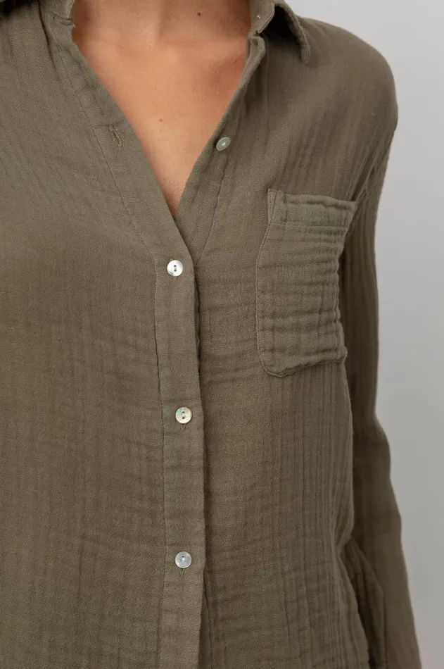 Tops Women Rails Ellis Shirt Canteen